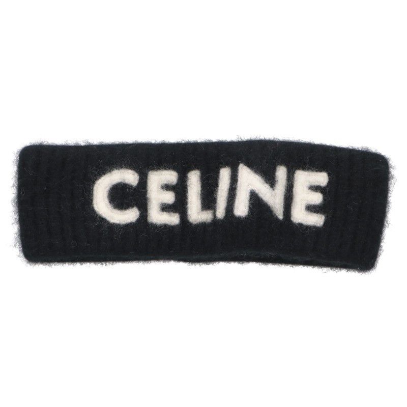 Celine Logo Patch Headband