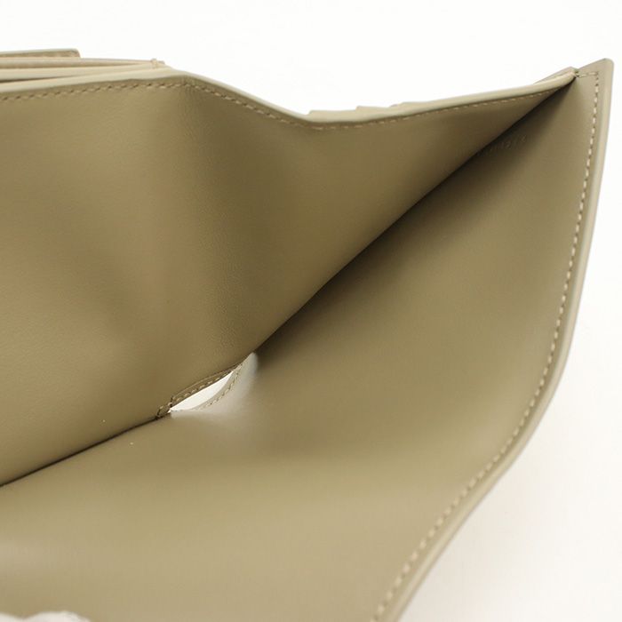 Celine Small Flap Wallet Triomphe Trifold Shiny Calfskin — view 8
