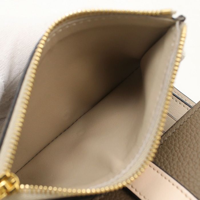 Loewe Vertical Wallet Small Anagram Trifold Soft Grain Calfskin — view 5