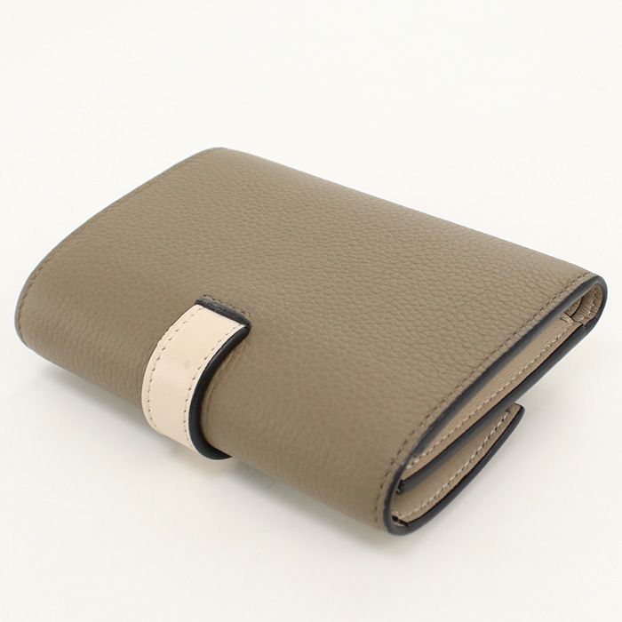 Loewe Vertical Wallet Small Anagram Trifold Soft Grain Calfskin — view 2
