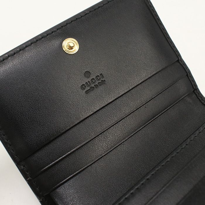 Gucci Card Case Wallet GG Matelasse Bifold Leather — view 6