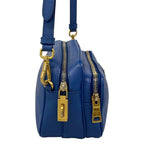 Prada Shoulder Bag Blue Leather — view 2