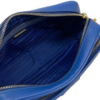 Prada Shoulder Bag Blue Leather — view 7