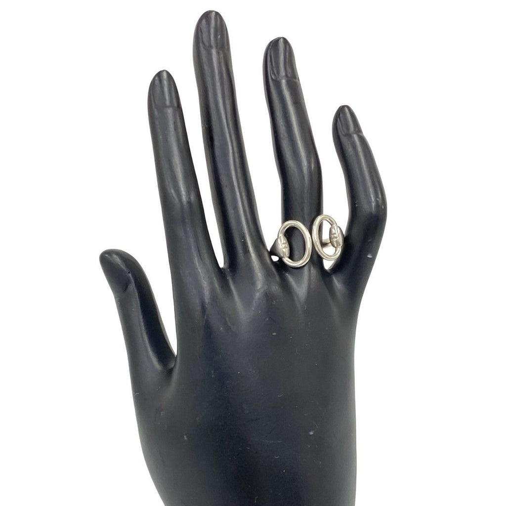 Hermes Vintage Nausicaa Ring 925 Sterling Silver — view 2