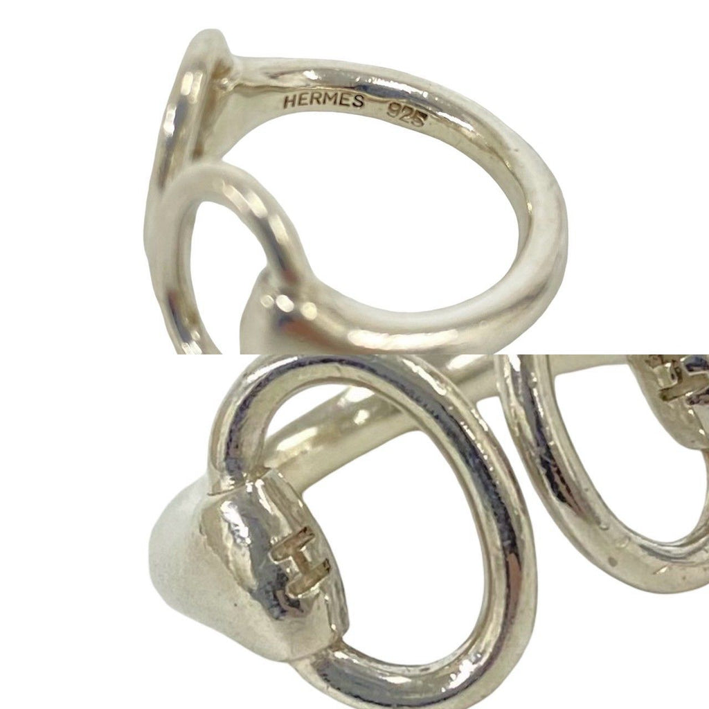 Hermes Vintage Nausicaa Ring 925 Sterling Silver — view 3