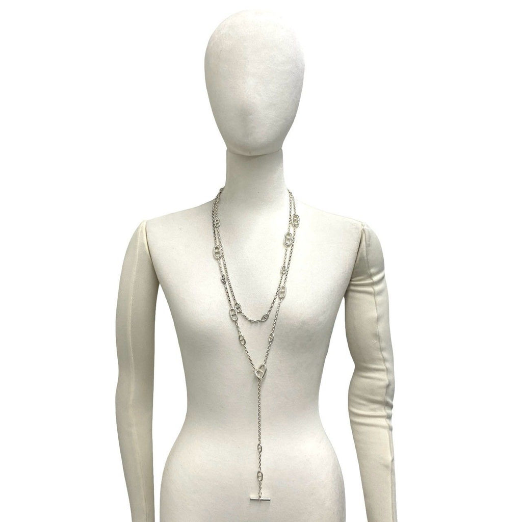 Hermes Farandole Martin Margiela Era Long Necklace 925 Sterling Silver — view 2