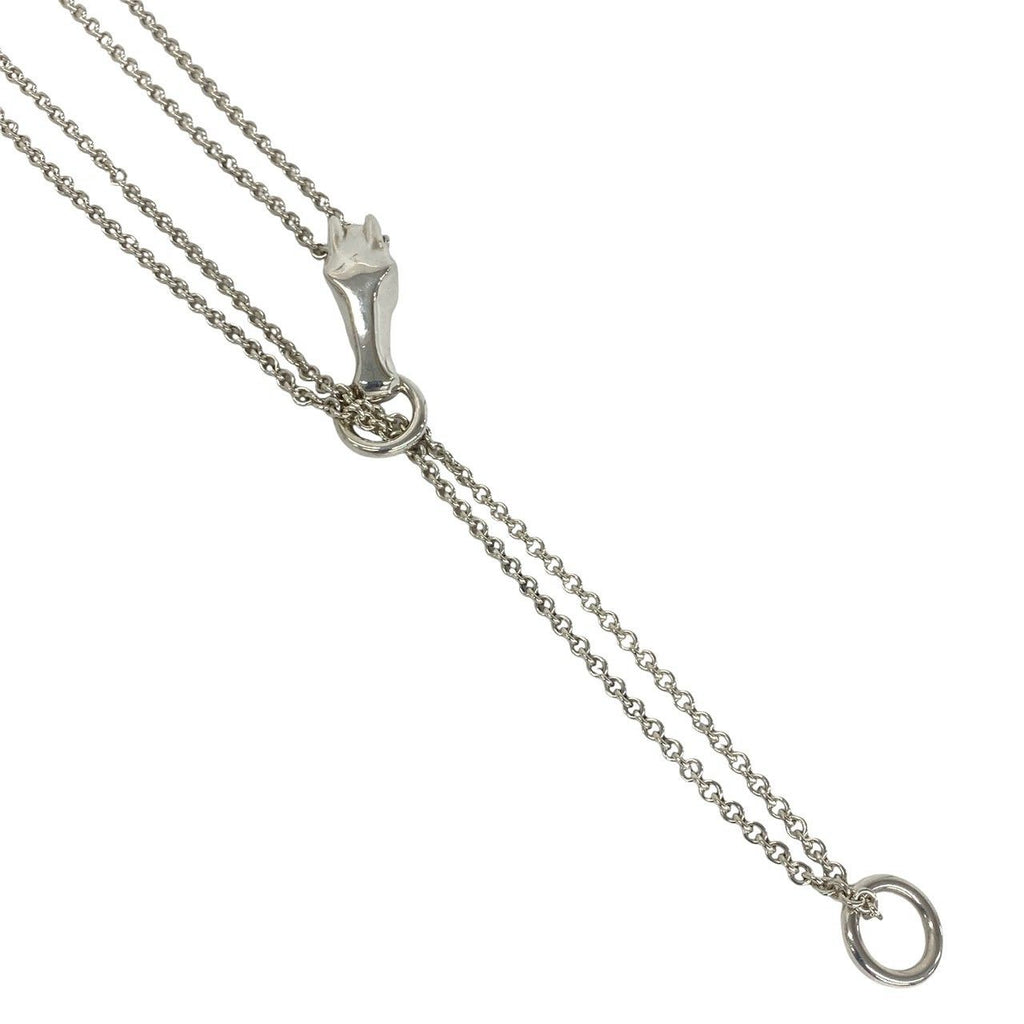 Hermes Gallop Necklace 925 Sterling Silver — view 4