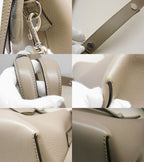 Fendi by the Way 2-Way Shoulder Bag Leather Medium Gray — view 5