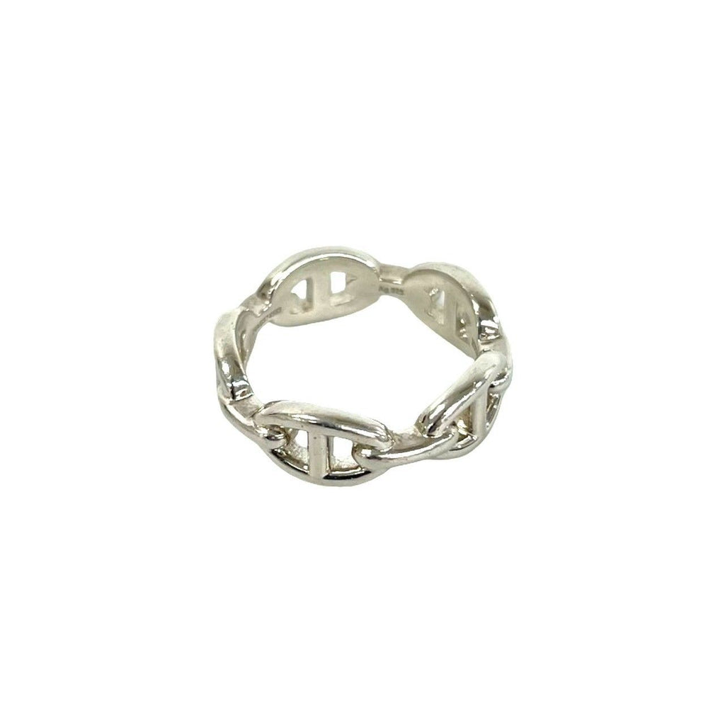 Hermes Chaine D'ancre Enchainee PM Ring 925 Sterling Silver — view 5
