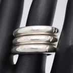 Chanel Logo Ring 925 Sterling Silver — view 5