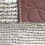 Loewe Anagram Pochette Basket Shoulder Bag Natural Tan — view 7