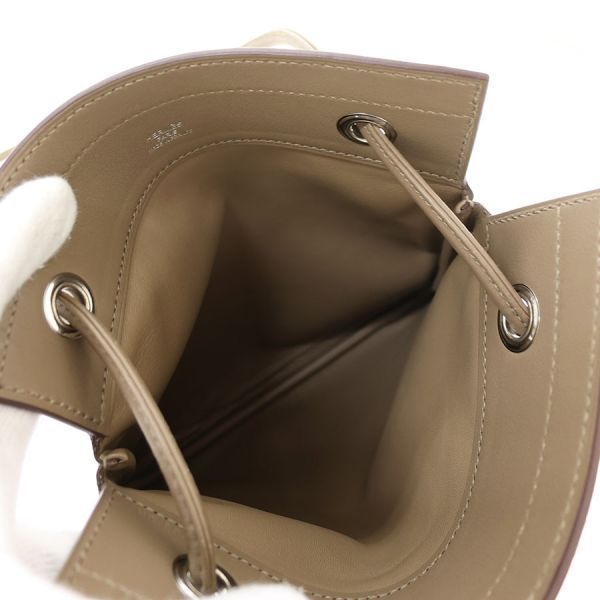 Hermes Aline Mini Shoulder Bag Gray — view 3