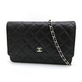 Chanel Caviar Quilted Chain Wallet Shoulder Bag