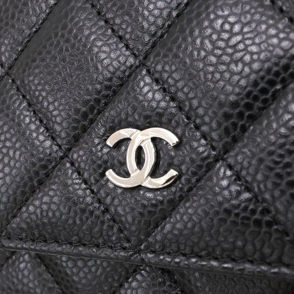 Chanel Caviar Quilted Chain Wallet Shoulder Bag — view 6
