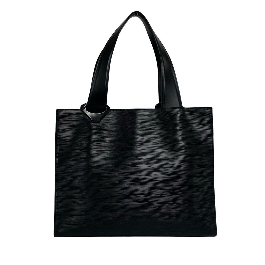 Louis Vuitton Gemo Epi Leather Tote Shoulder Bag Noir Black — view 3