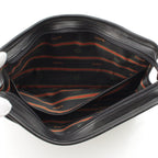 Loewe Leather Anagram Clutch Black — view 6