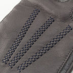 Chanel Lambskin Logo Gloves Gray 7.5 — view 6