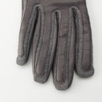 Chanel Lambskin Logo Gloves Gray 7.5 — view 3