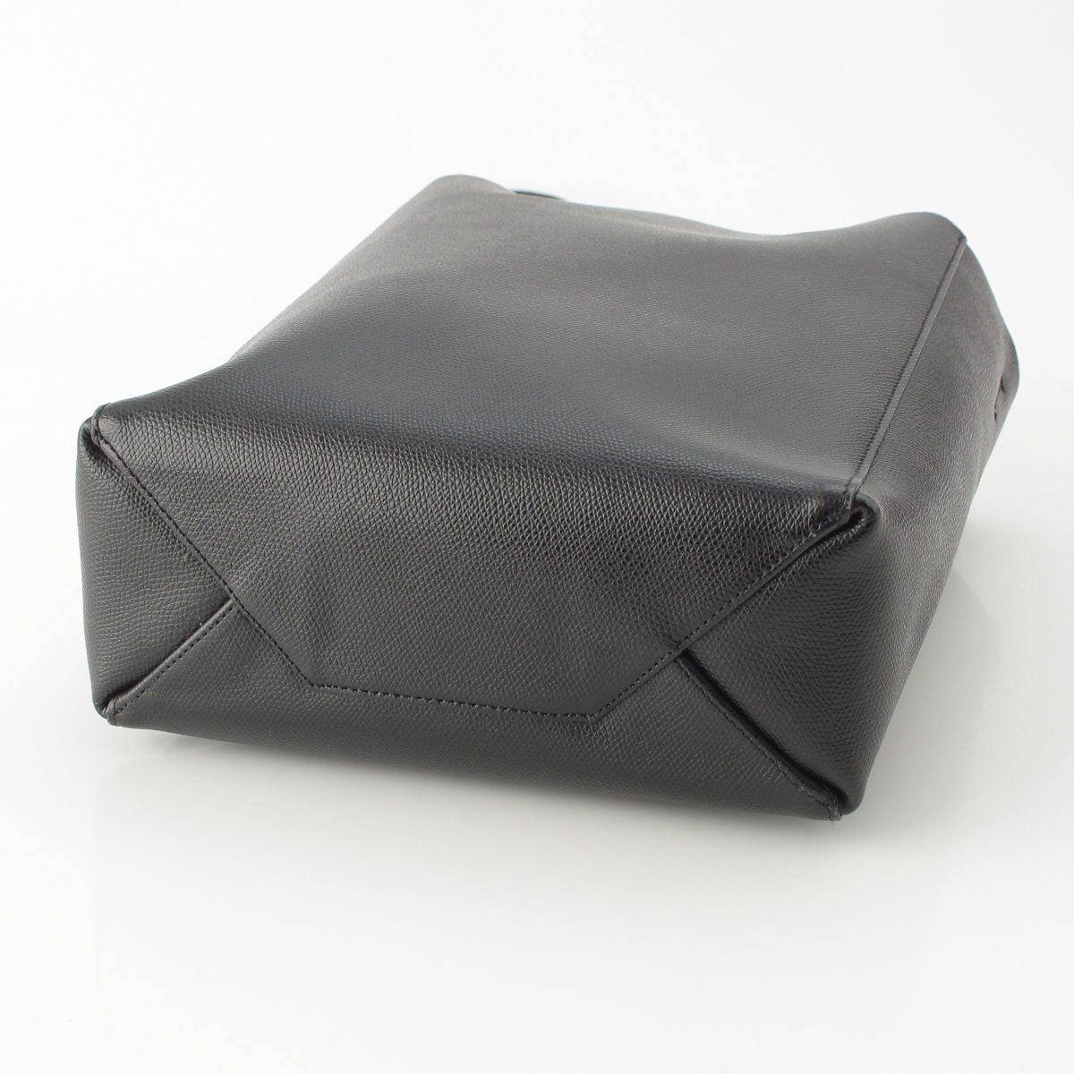 Celine Vertical Cabas Leather Handbag 2-Way Shoulder Black — view 5