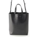 Celine Vertical Cabas Leather Handbag 2-Way Shoulder Black