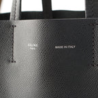 Celine Vertical Cabas Leather Handbag 2-Way Shoulder Black — view 7