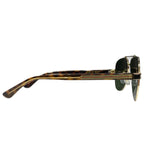 Gucci Sunglasses Web Stripe Frame Logo Tortoiseshell Green Brown Eyewear — view 6
