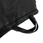 Bottega Veneta Intrecciato Leather Boston Bag Black — view 4