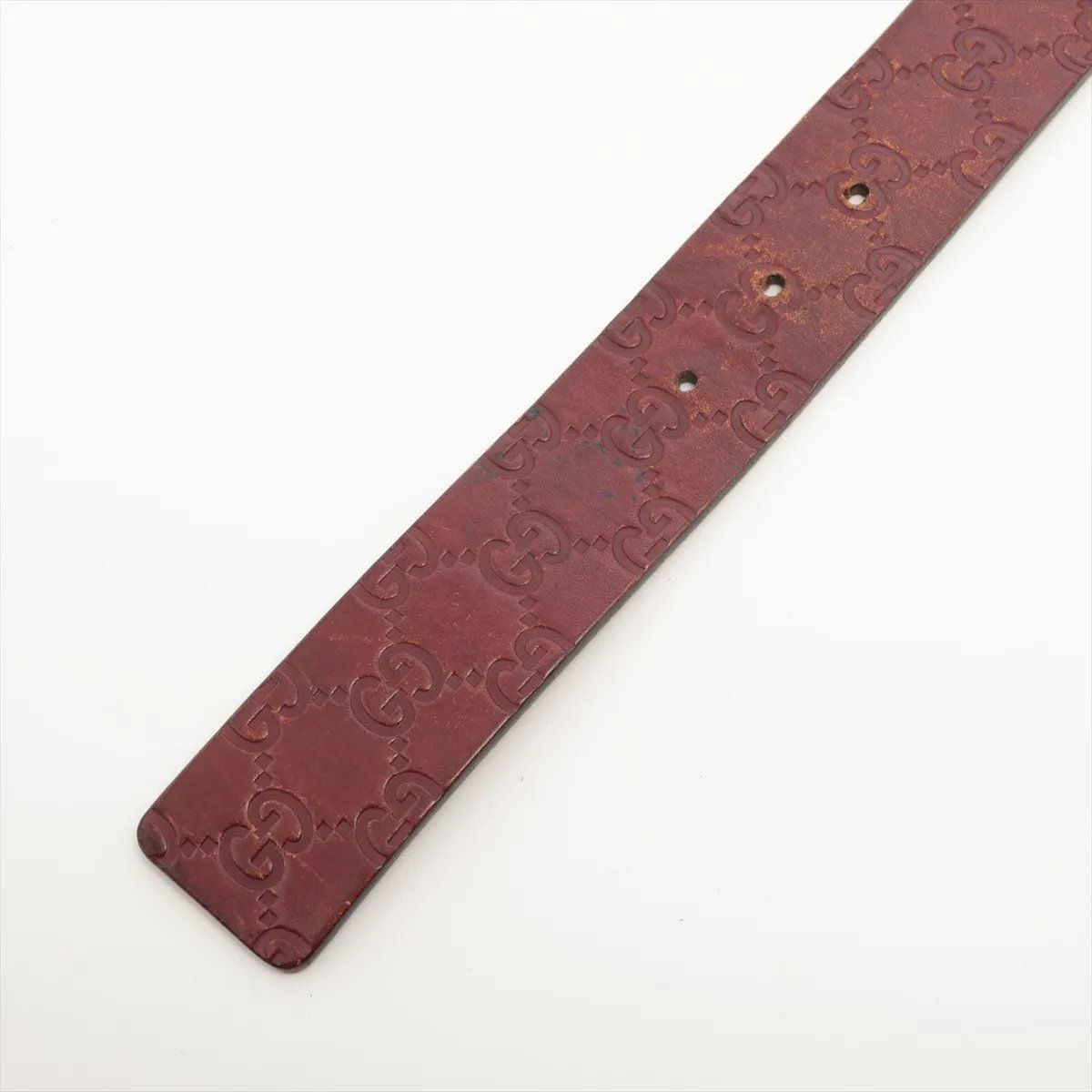 Gucci Guccissima Leather Belt Gentleman — view 3
