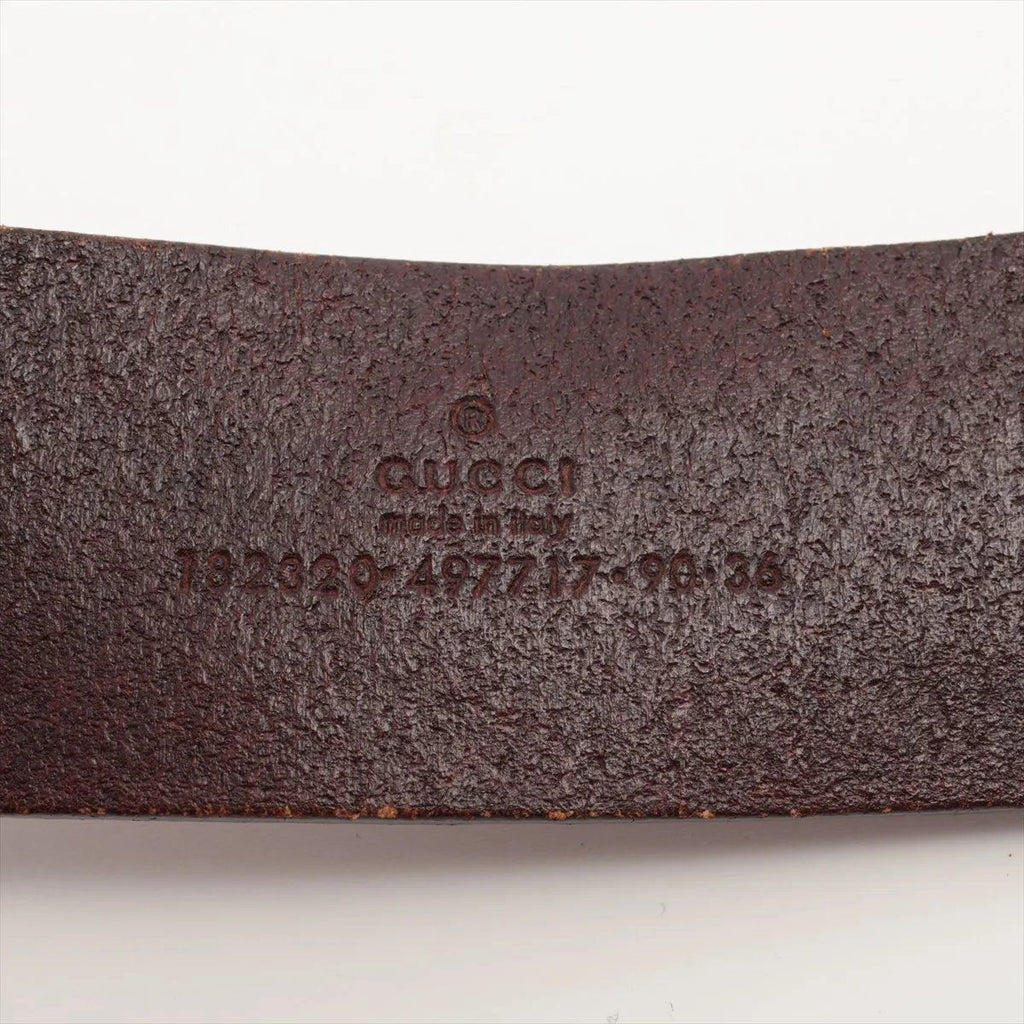 Gucci Guccissima Leather Belt Gentleman — view 5