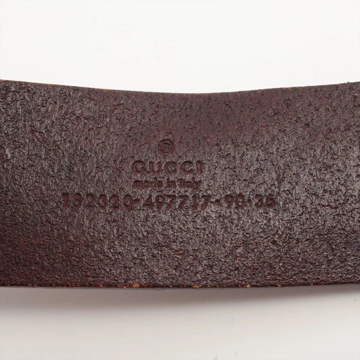 Gucci Guccissima Leather Belt Gentleman — view 5