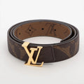 Louis Vuitton Monogram Ceinture LV Iconic 30 Reversible Belt