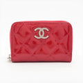 Chanel Quilted Leather Coin Purse Zip Around