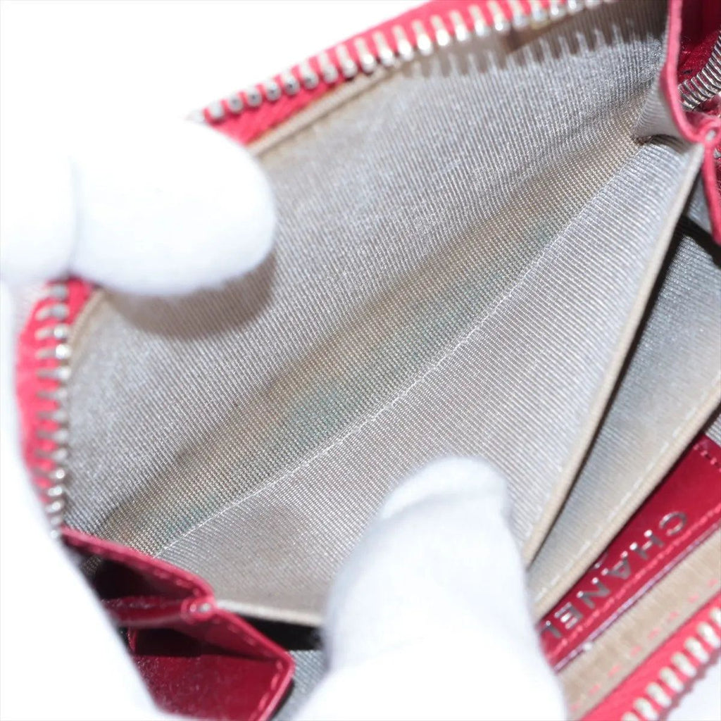 Chanel Quilted Leather Coin Purse Zip Around — view 4