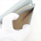 Celine Triomphe Small Flap Wallet Leather Trifold Compact — view 6
