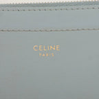 Celine Triomphe Small Flap Wallet Leather Trifold Compact — view 8