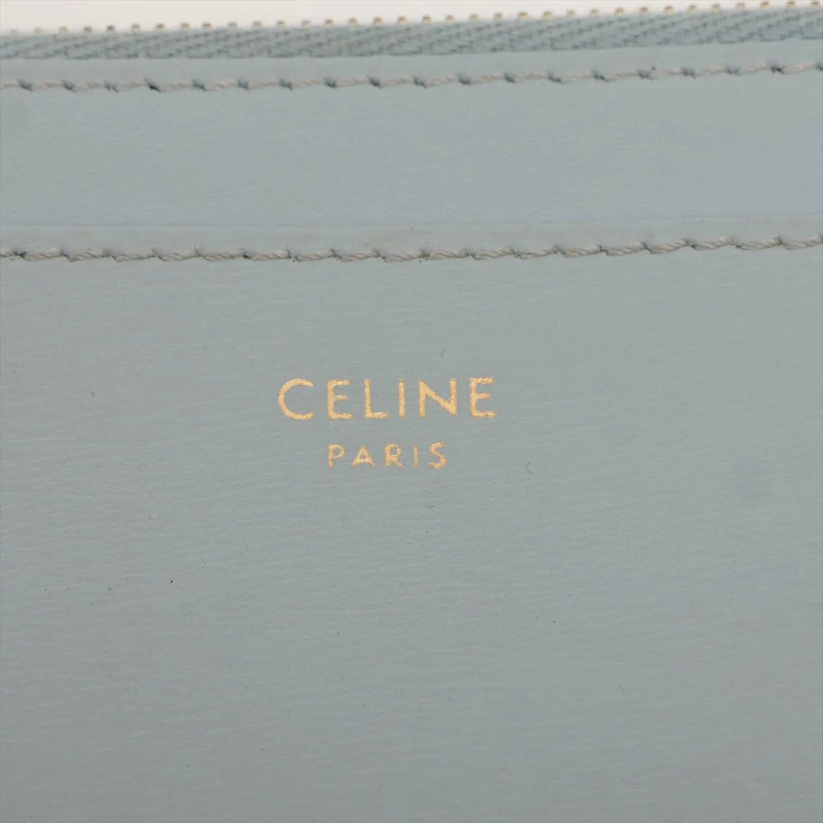 Celine Triomphe Small Flap Wallet Leather Trifold Compact — view 8