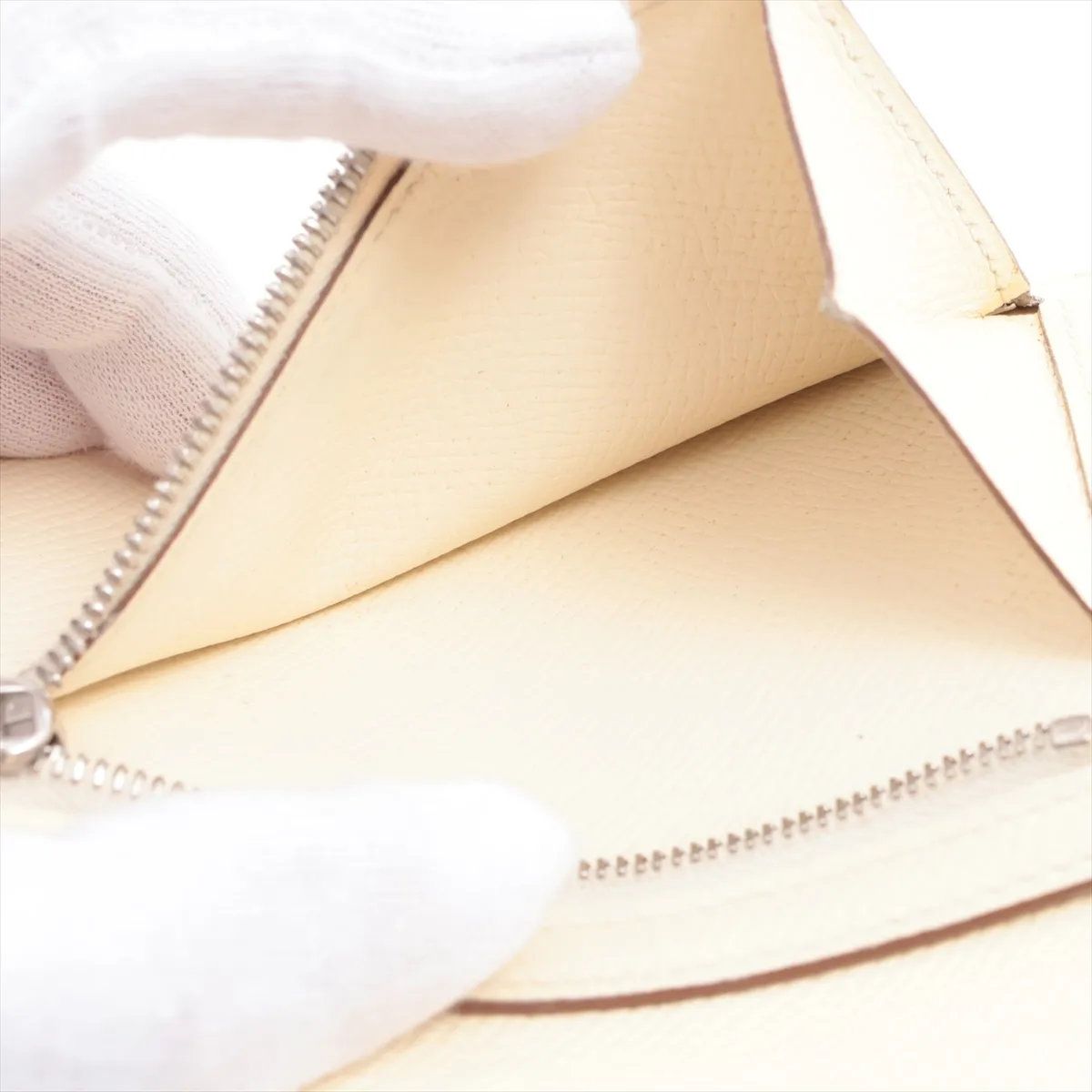 Hermes Bearn Compact Veau Epsom Bifold Wallet — view 8