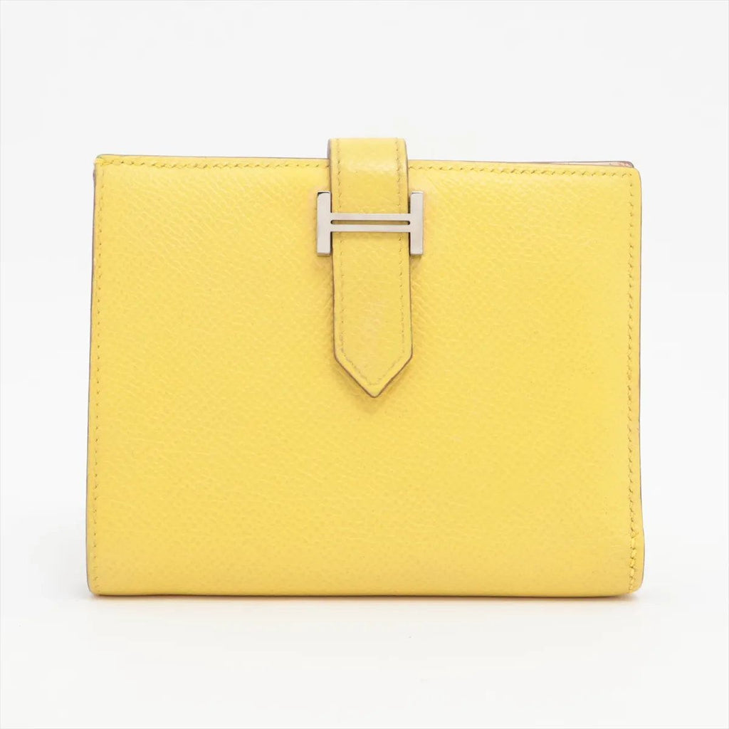Hermes Bearn Compact Veau Epsom Bifold Wallet