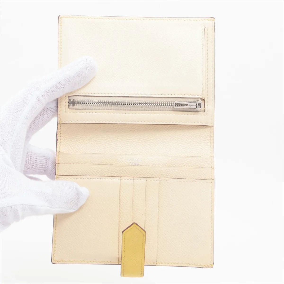 Hermes Bearn Compact Veau Epsom Bifold Wallet — view 3