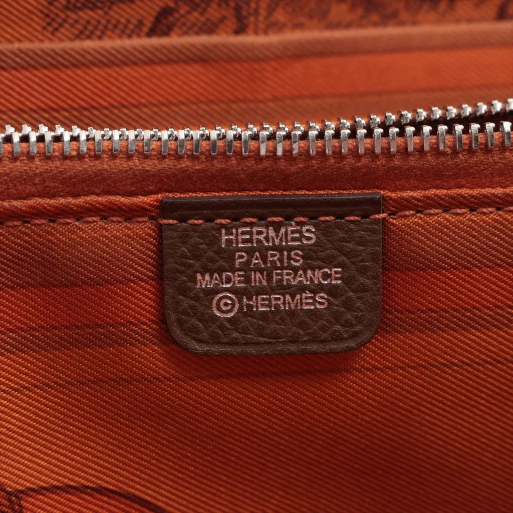 Hermes Azap Long Silk'in Leather Wallet — view 7