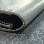 Prada Leather Wallet Bifold Gray — view 8