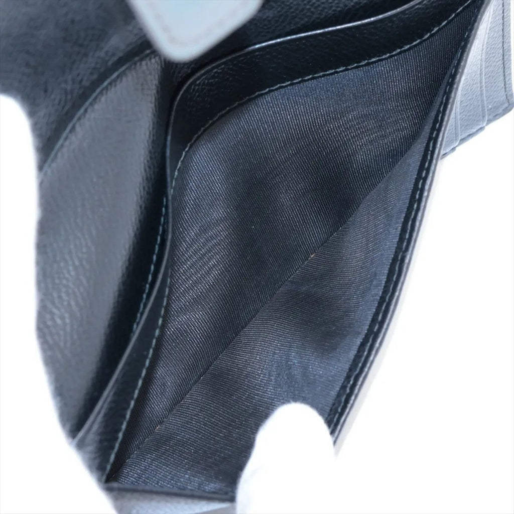 Prada Leather Wallet Bifold Gray — view 6