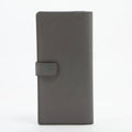 Prada Leather Wallet Bifold Gray