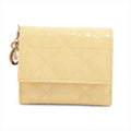 Dior Cannage Lady Leather Trifold Wallet
