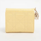 Dior Cannage Lady Leather Trifold Wallet — view 2