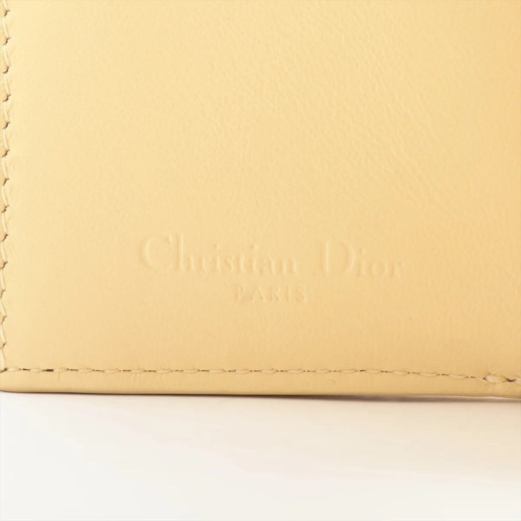 Dior Cannage Lady Leather Trifold Wallet — view 8