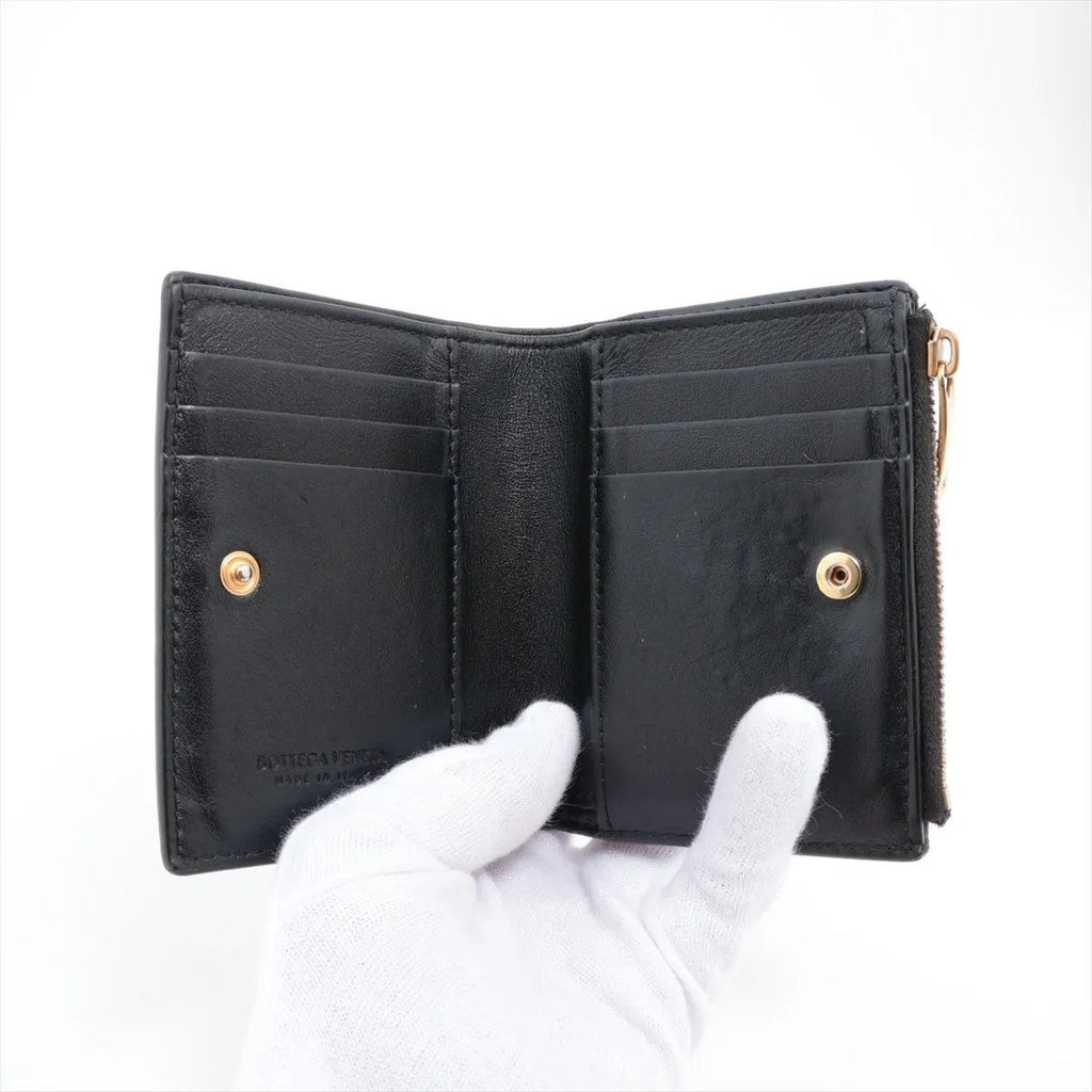 Bottega Veneta Cassette Small Leather Bifold Wallet Intrecciato — view 3