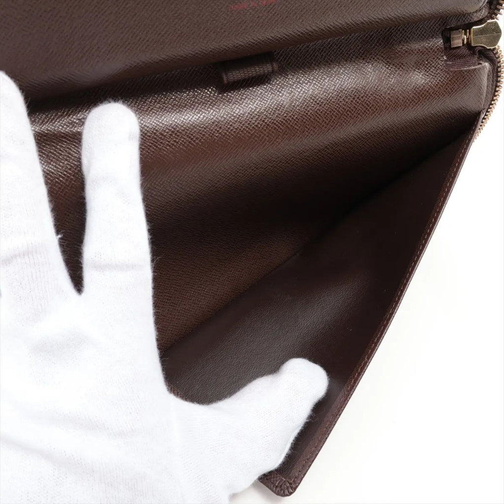 Louis Vuitton Damier Zippy Organizer Leather Wallet Zip Around — view 7