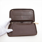 Louis Vuitton Damier Zippy Organizer Leather Wallet Zip Around — view 3