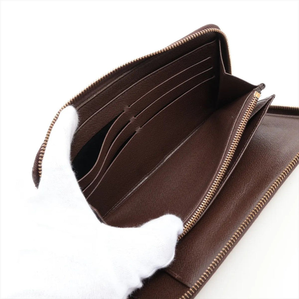Louis Vuitton Damier Zippy Organizer Leather Wallet Zip Around — view 5